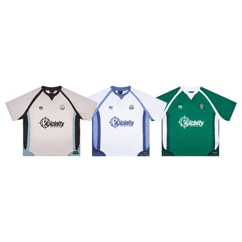 VICINITY复古运动球衣短袖T恤潮