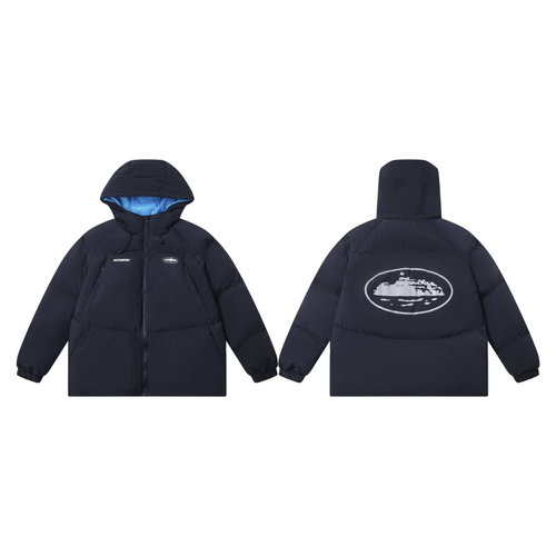 corteiz美潮休闲连帽棉服外套冬