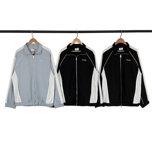 RHUDE美潮撞色刺绣梭织夹克外套