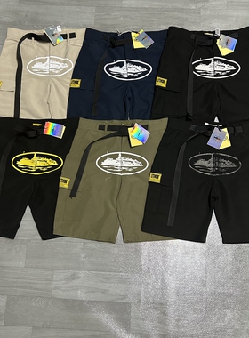 Corteiz Work Shorts美式高街潮牌夏季户外休闲多口袋工装短裤男