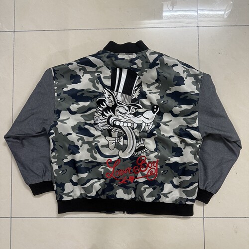 trapstar美潮刺绣拼接棒球服外套