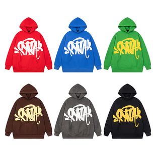 Synaworld Basic Hoodie美潮高街秋冬休闲男女同款加绒连帽衫卫衣