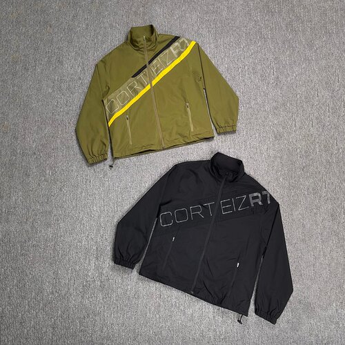 corteiz撞色反光梭织风衣外套潮