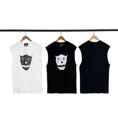 thugclub潮牌怪兽印花无袖背心