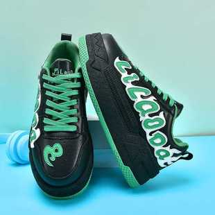 秋冬李老大大白毽踢毽专用鞋爆米花天籁空调鞋男女透气运动休闲鞋