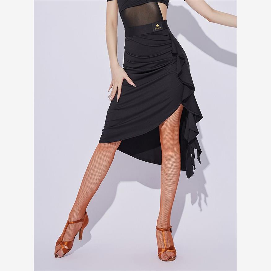 拉丁舞半身裙女成人2025