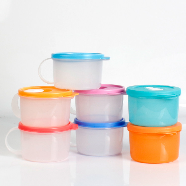 保鲜汤碗特百惠塑料圆形正品微波