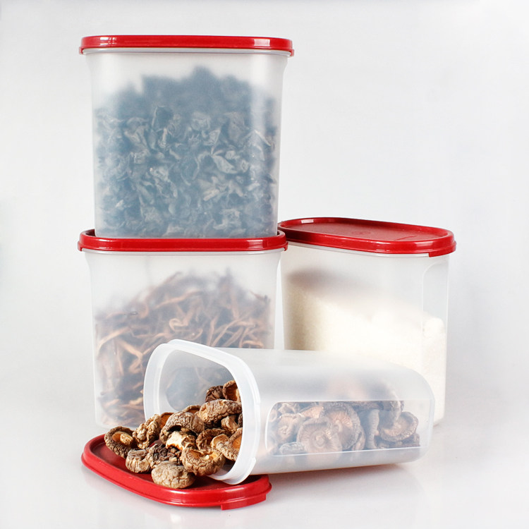 特百惠 1.7l升mm椭圆3号干货易开储藏盒官网塑料密封旗舰正品店
