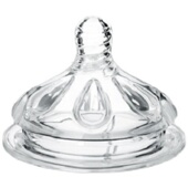 宝宝宽口奶嘴原装 1枚柔软仿生硅胶奶嘴防胀气0 12月宝宝喂奶