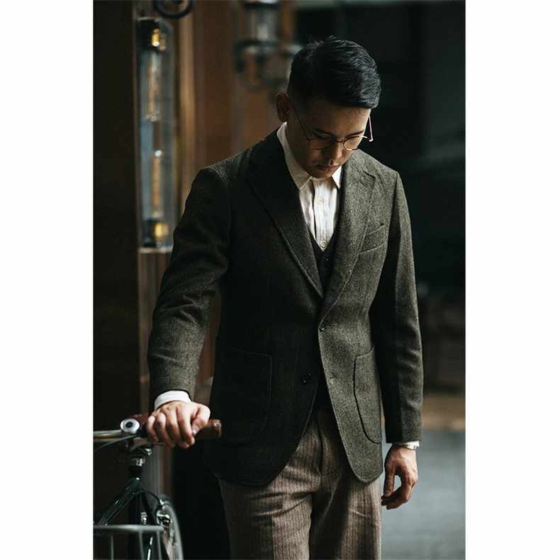 飞鸾鸟秋冬复古人字纹