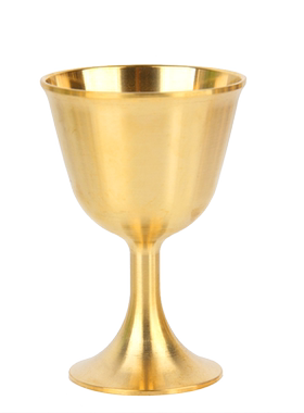 铜本色酒盅中式风摆件