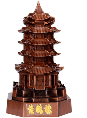 朴器 合金款黄鹤楼摆件