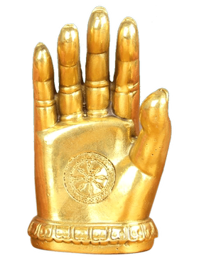铜如来手摆件 五指山摆件