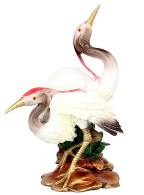 摆件仙鹤祝寿工艺品