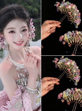 超仙新款刘亦菲同款满天星仿真花