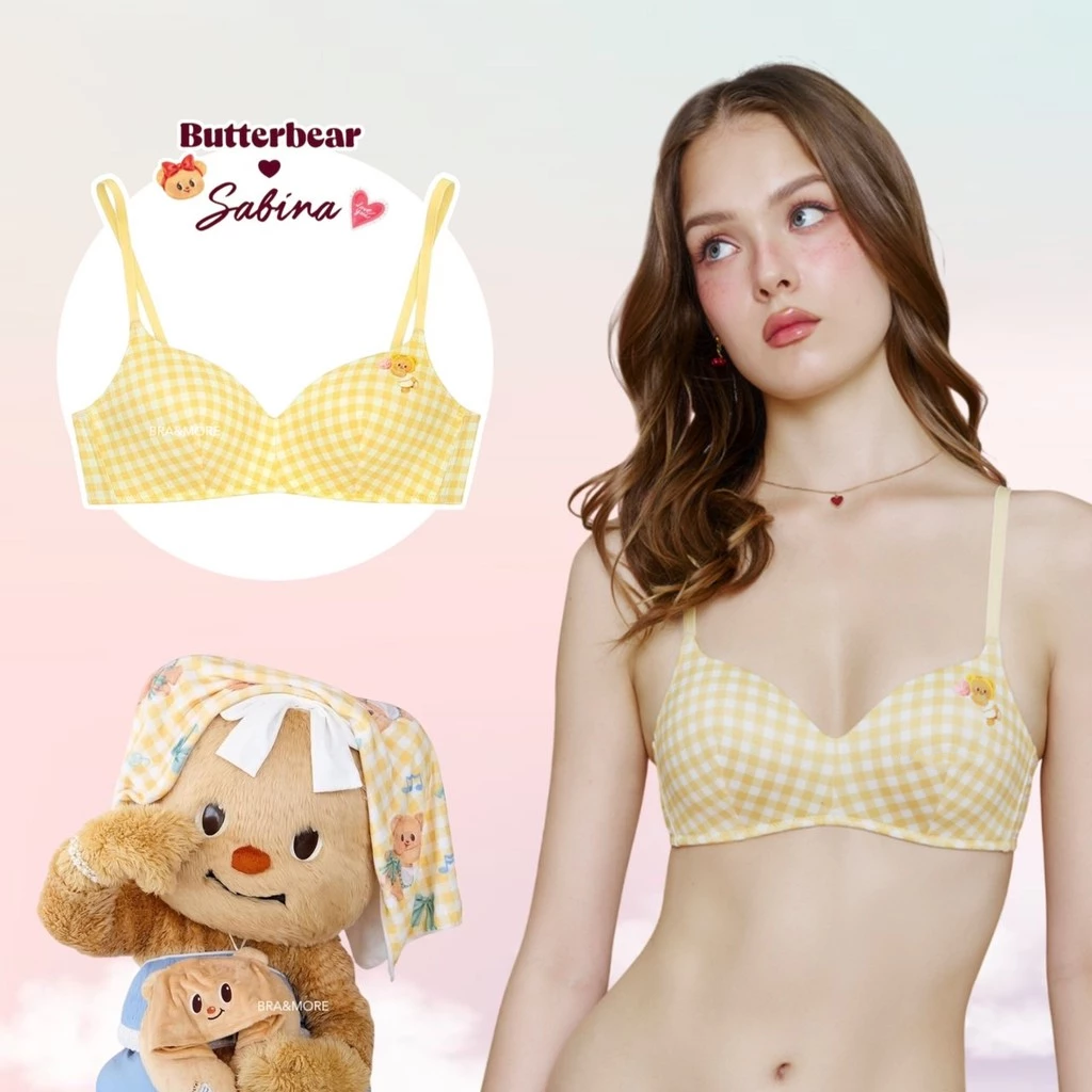 sabina黄油小熊联名内衣抹胸合集