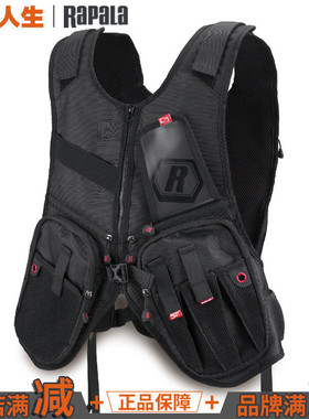 【渔阅人生】Rapala乐伯乐马甲包多功能路亚饵工具包钓鱼背心背包