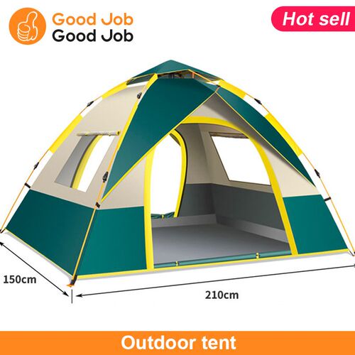 automatic quick open pop-up tent camp camping waterproof