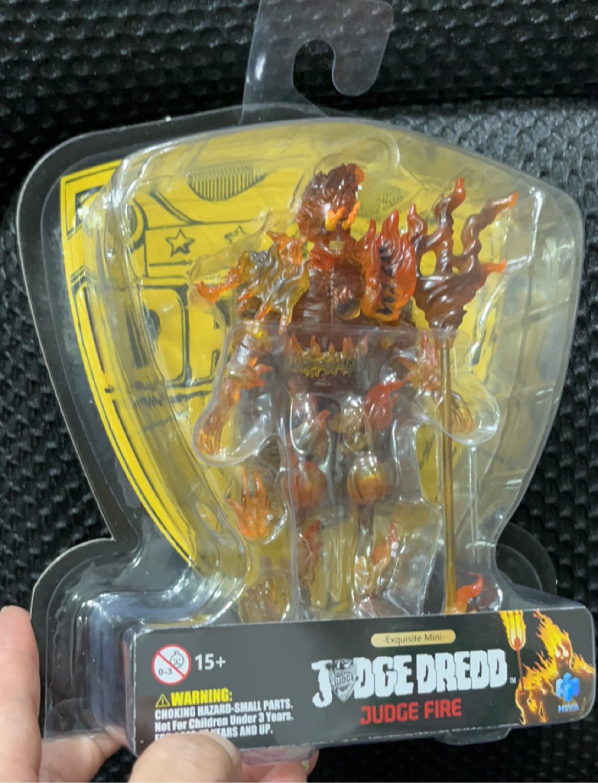 HIYA海雅迷你系列 1/18 特警判官 火焰判官 10cm超可动人偶模型