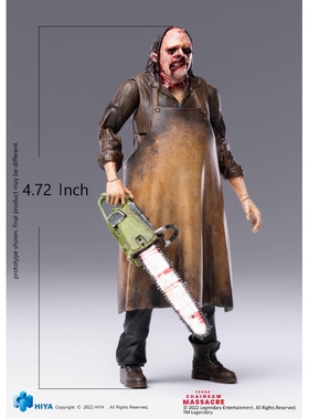 海雅 Exquisite Mini系列 1/18 德州电锯杀人狂 (2022)人皮脸模型