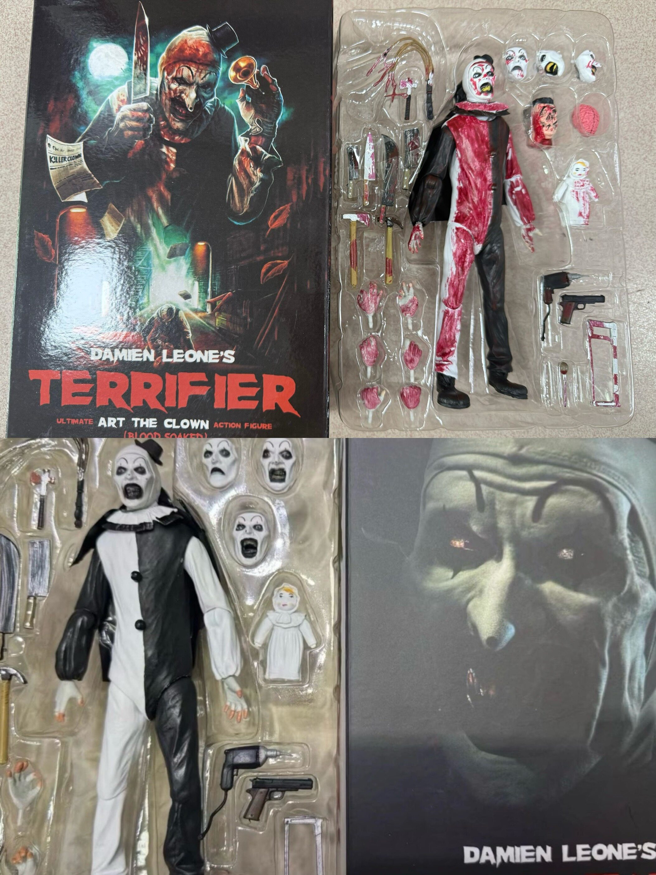 国产模型NECA 断魂小丑Terrifier亚特7寸关节可动人偶手办摆件图片
