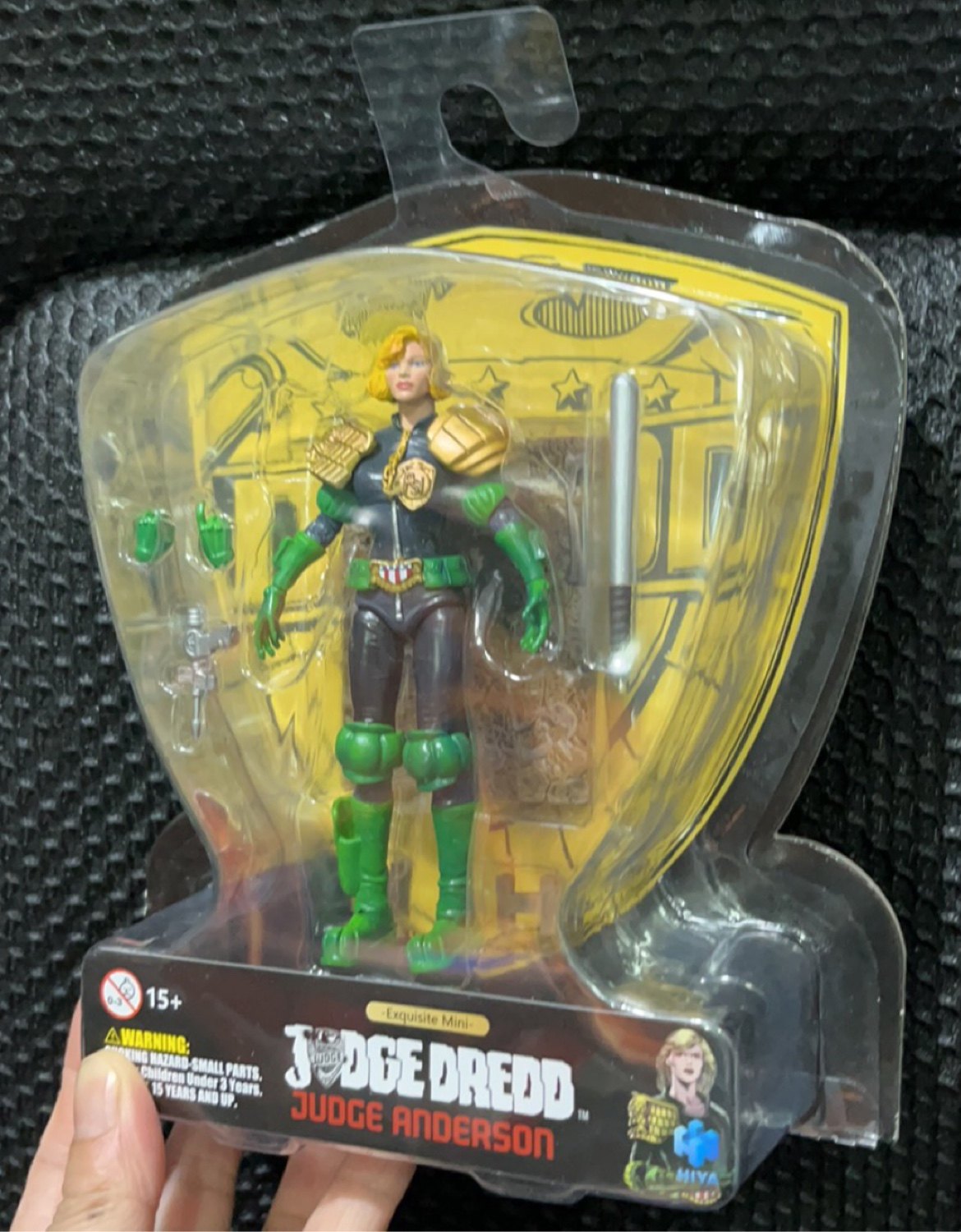 hiya海雅迷你系列 1/18 特警判官 安德森法官 10cm超可动人偶模型