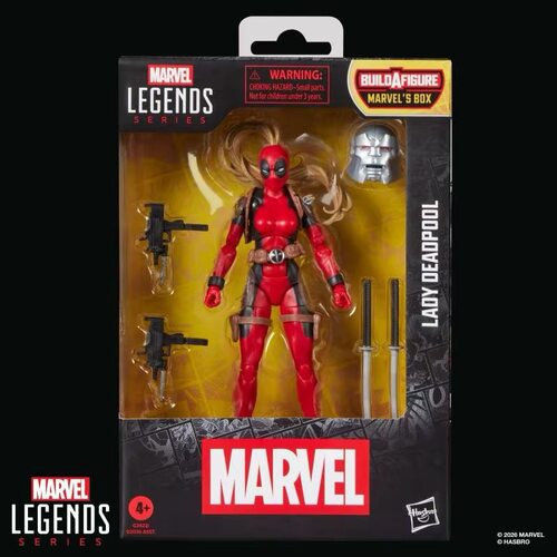 孩之宝漫威 女死侍恶灵骑士 Marvel legends 1/12 正版 6寸 G2422