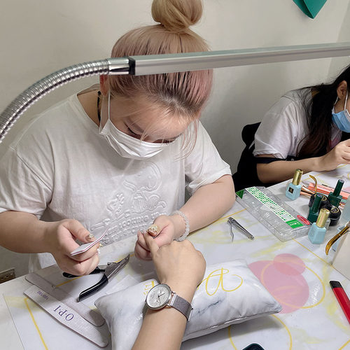 美甲工作灯美甲台灯美睫灯美甲灯纹绣灯美容院专用灯金属灯无影灯