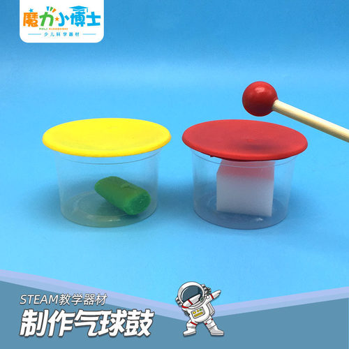 制作气球魔力小博士玩教具
