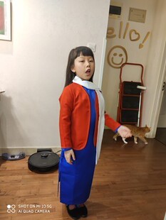 江姐儿童演出服装舞台话剧绣红旗三件套红梅赞民国表演服女款旗袍