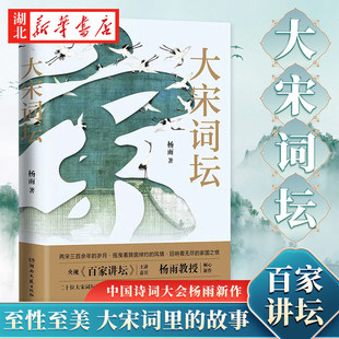大宋词坛 百家讲坛中国诗词大会杨雨新作 苏轼欧阳修晏殊李煜柳永等二十名宋代有名词人中国古典文学诗歌畅销书新华书店正版书籍