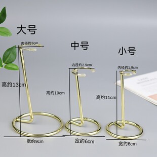 新款水晶柱原石紫水晶权杖柱子形矿标展示固定支架底座ins风成品