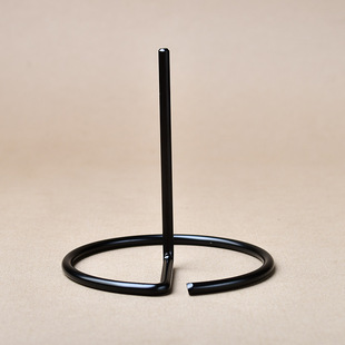 水晶原石矿石矿标紫晶簇支架底座铁艺摆件展示架跨境装饰品