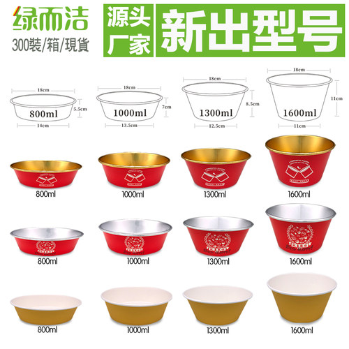 绿而洁圆形金箔加厚餐盒工厂店