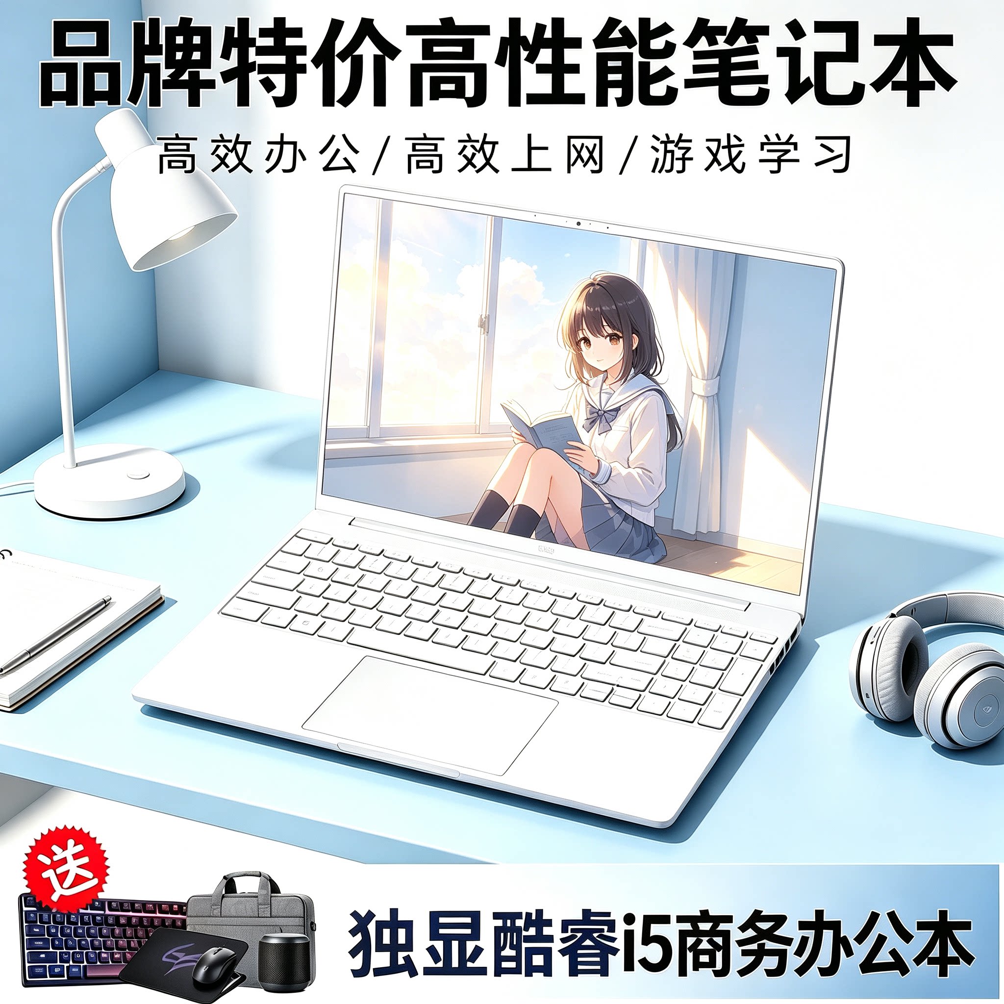 品牌特价15.6英寸英特尔酷睿笔记本电脑