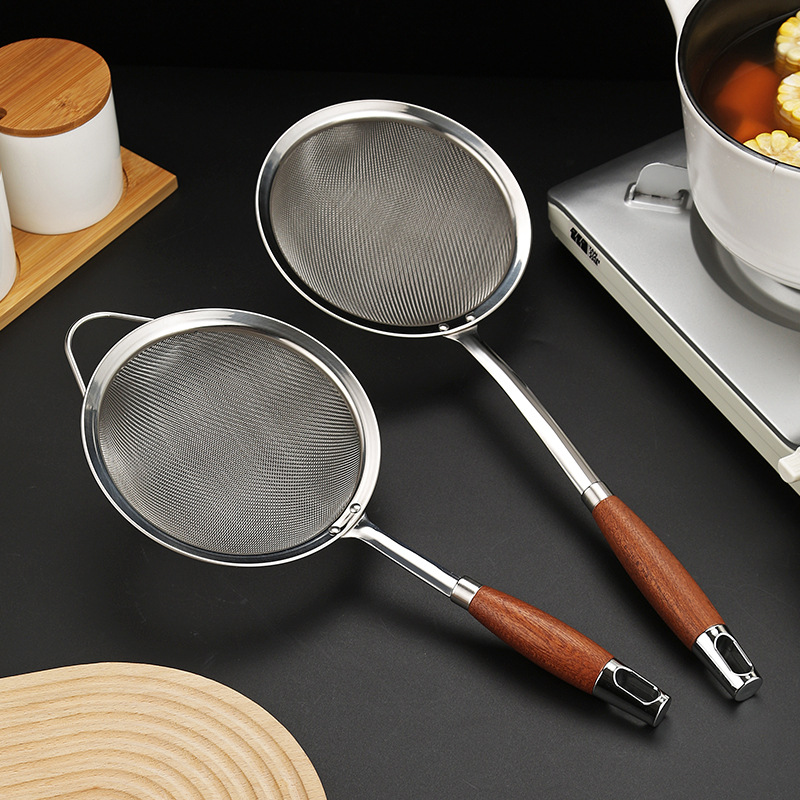 304不锈钢漏勺家用厨房细网过滤