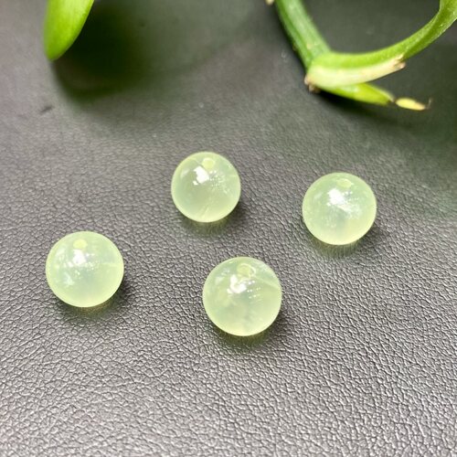天然葡萄石圆珠散珠子DIY配饰