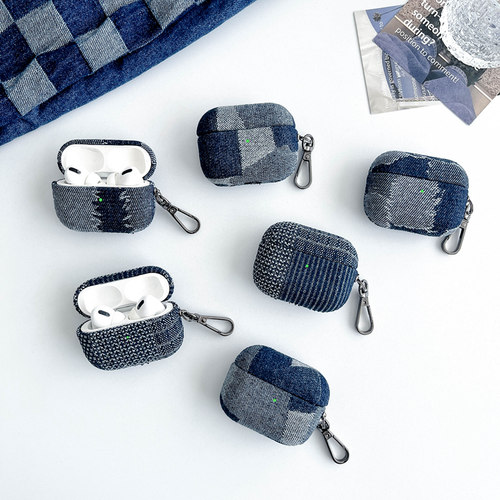 苹果AirPods4耳机壳牛仔纹