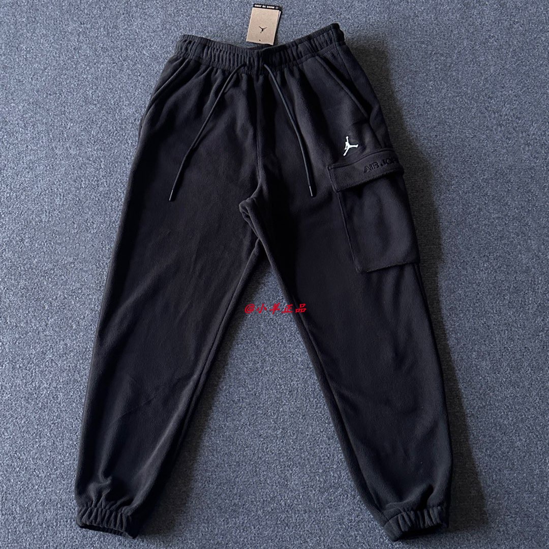 NIKE耐克 JORDAN男子篮球运动卫裤摇粒绒保暖收腿工装长裤DV1568