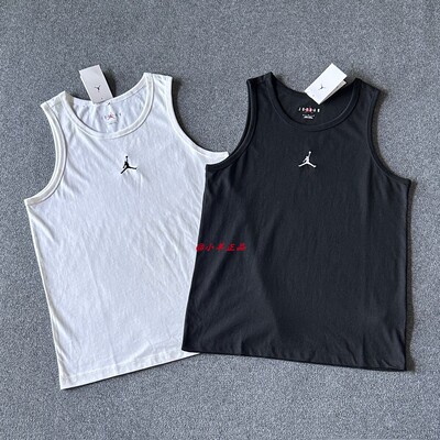 NIKE耐克正品JORDAN男子运动训练无袖透气T恤短袖FQ6990-010-100