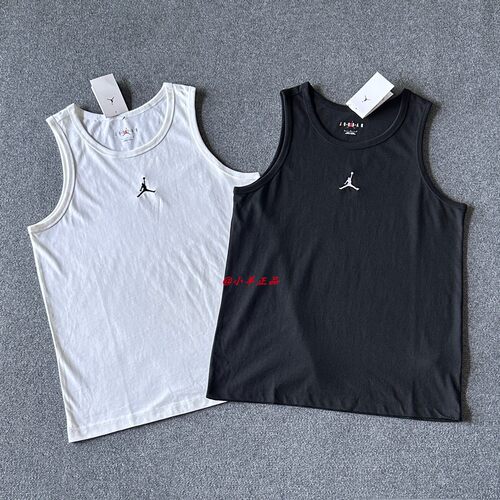 NIKE耐克正品JORDAN男子运动训练无袖透气T恤短袖FQ6990-010-100