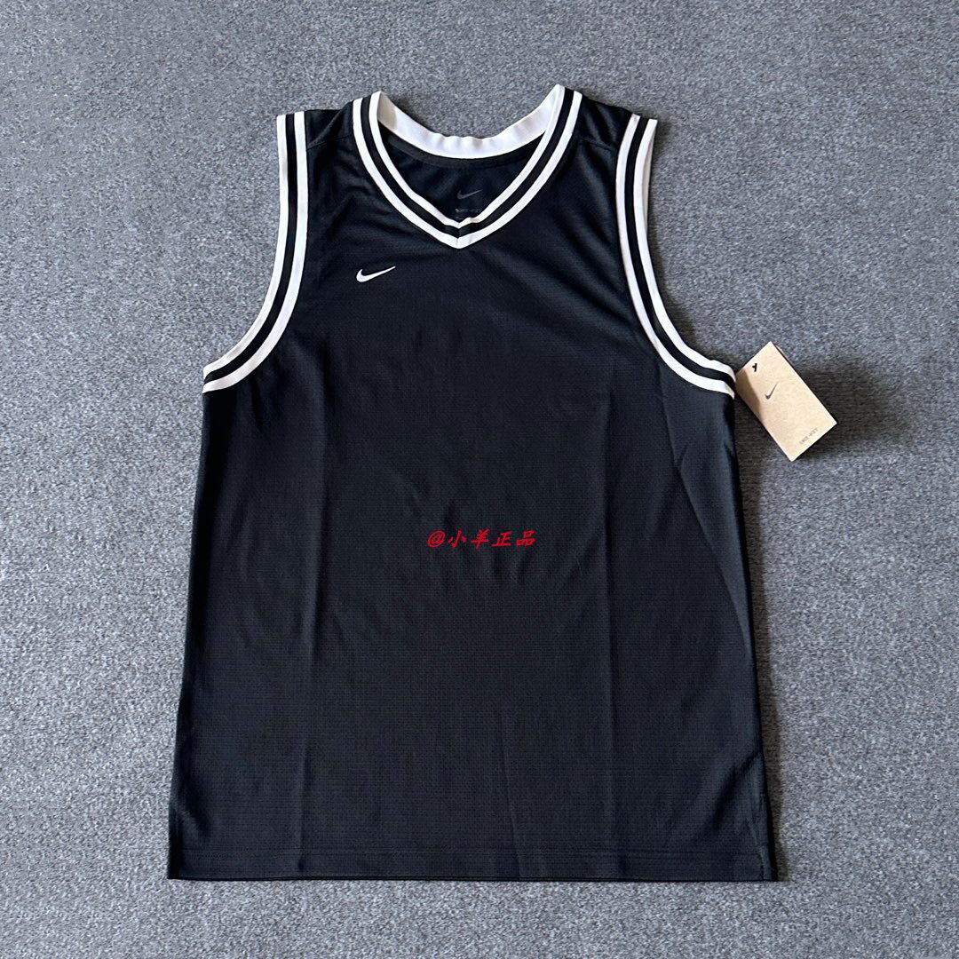 NIKE耐克男子篮球训练速干宽松透气运动无袖背心T恤 FQ3708-010