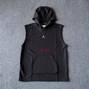 NIKE耐克JORDAN男子夏连帽无袖卫衣篮球背心无袖T恤HF9939-010