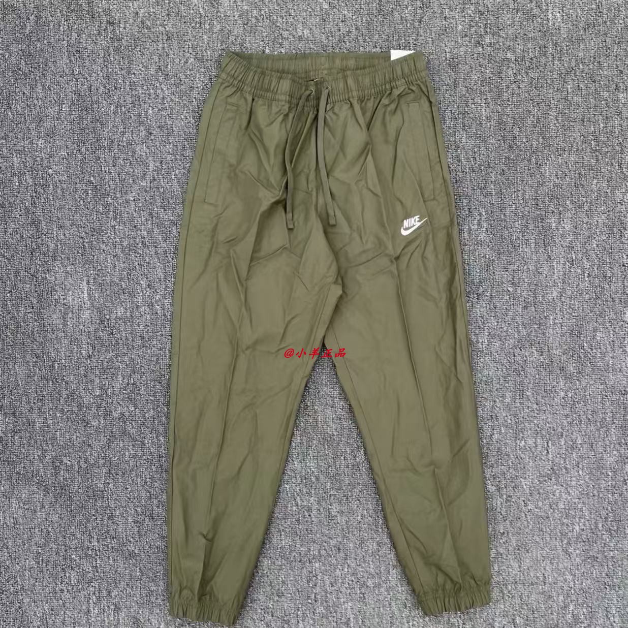 NIKE耐克裤子男裤春季新款梭织休闲裤束脚裤运动裤长裤DD5311-222