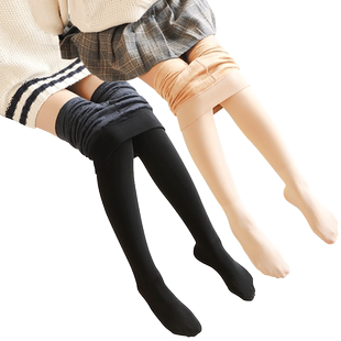 浪莎打底裤女加绒加厚丝袜秋冬一体连裤袜肉色打底袜光腿神器秋季