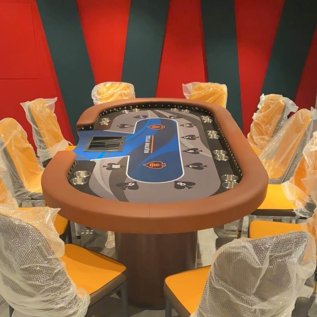 专业德州扑克桌折叠面筹