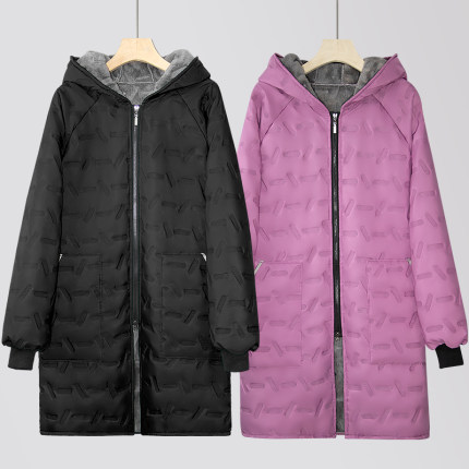 冬季加绒加厚罩衣女新款上班专用外套加绒防水防油保暖工作服男士