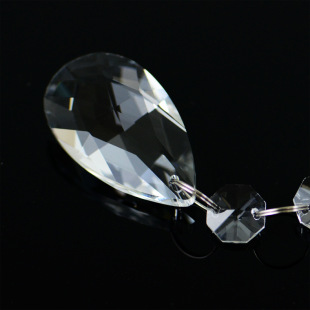 超大号吊坠K9水晶网形坠子挂件灯饰玻璃水晶八角珠帘婚庆diy饰品