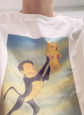 BTTJOB Ghibli Tshirt 吉卜力风格重磅冰丝棉纯棉短袖内包边无缝