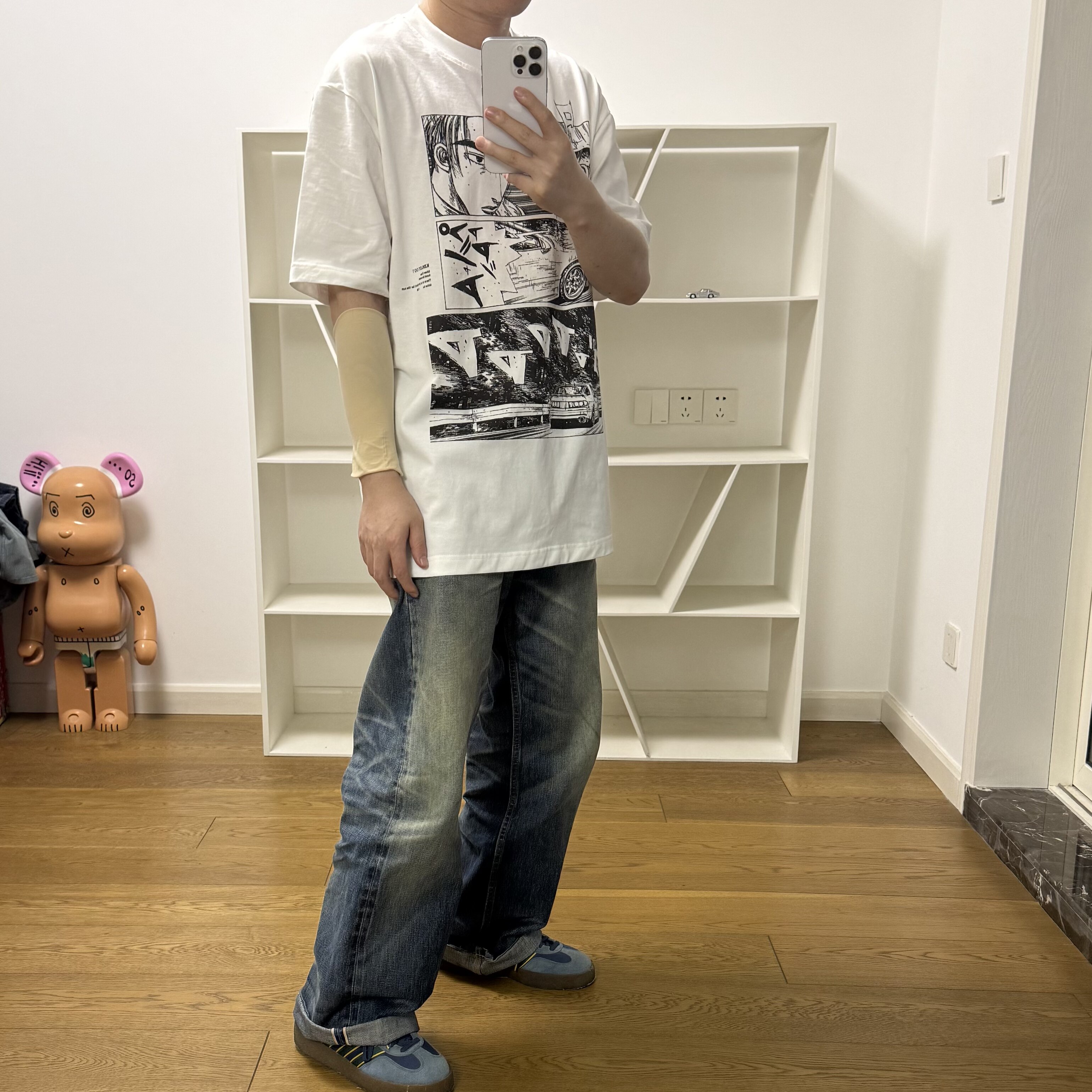 BTTJOB 头文字D T-Shirt 陈冠希亲自操刀高桥凉介重磅纯棉短袖